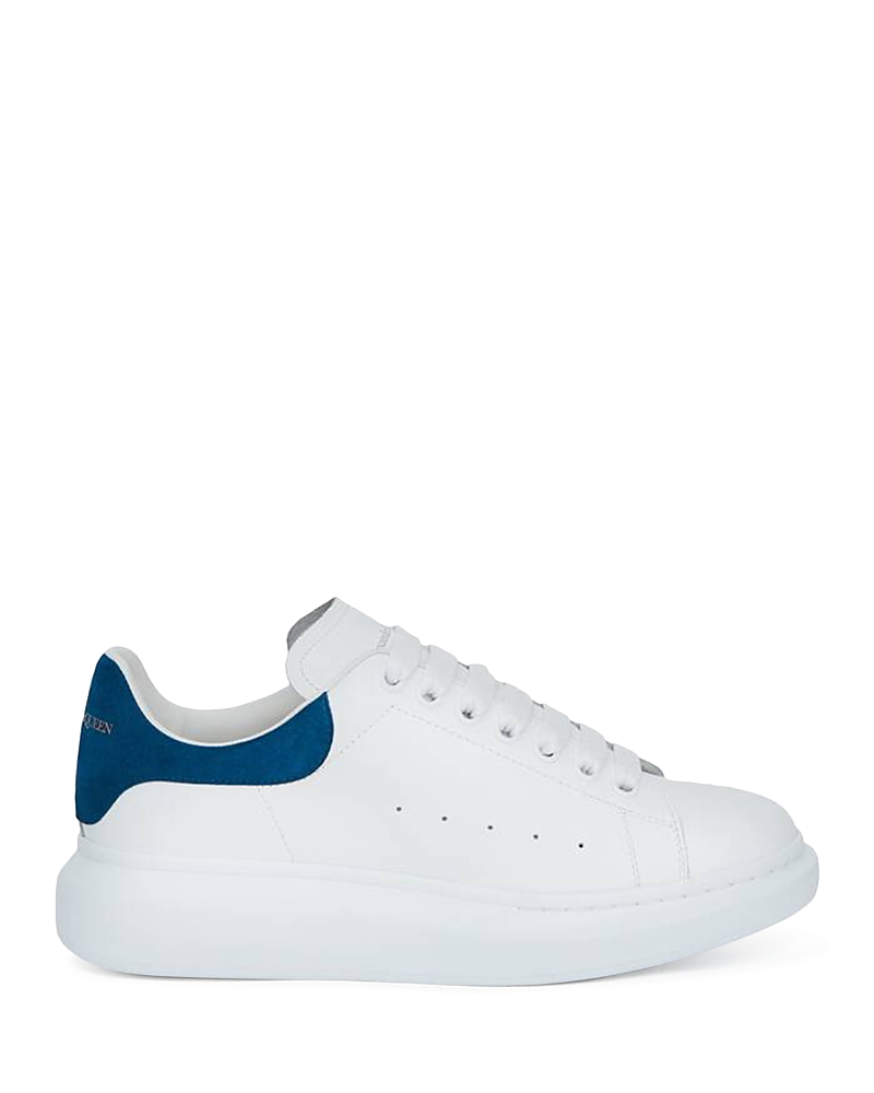 Mcqueen Alexander McQUEEN Men's Oversized Leather Heel Detail Sneakers