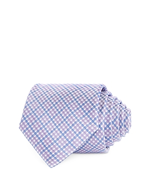 The Men's Store at Bloomingdale's Gingham Check Silk Classic Tie - 100% Exclusive