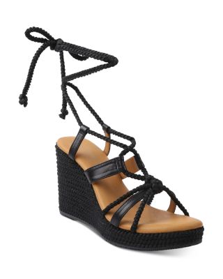 black strappy espadrille sandals
