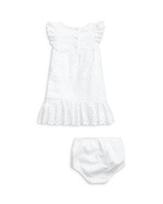ralph lauren baby girl white dress