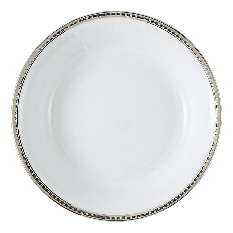 Bernardaud Athena Open Vegetable Dish In Platinum