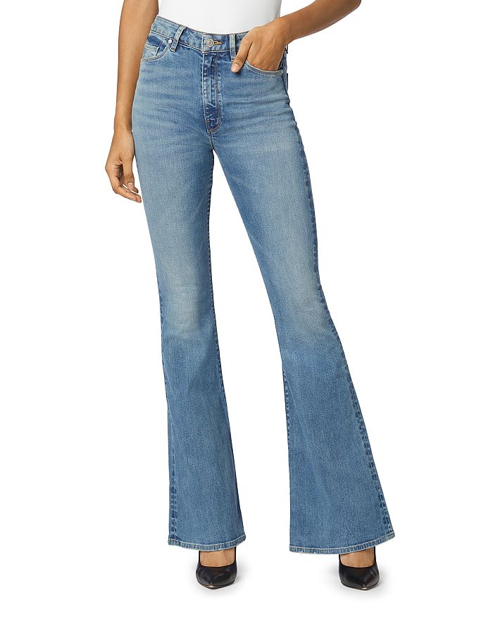 HUDSON HOLLY HIGH RISE FLARE JEANS IN DREAMERS,WH536DDA