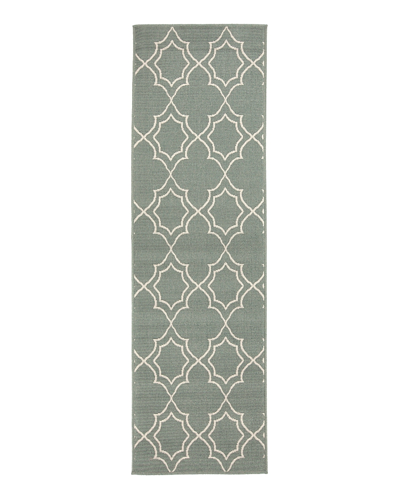 SURYA ALFRESCO ALF A RUNNER AREA RUG, 2'5 X 11'10 ALF9589-23119