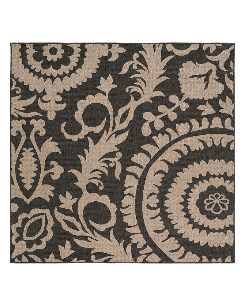 SURYA ALFRESCO ALF D SQUARE AREA RUG, 7'3 X 7'3 ALF9615-73SQ