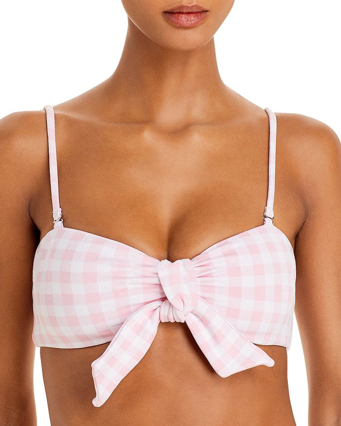 Frankies Bikinis Enzo Gingham Bikini Top Bloomingdale's