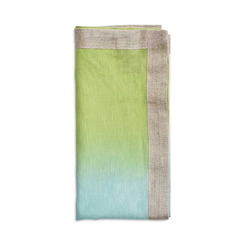 Kim Seybert Dip Dye Napkin In Blue/green