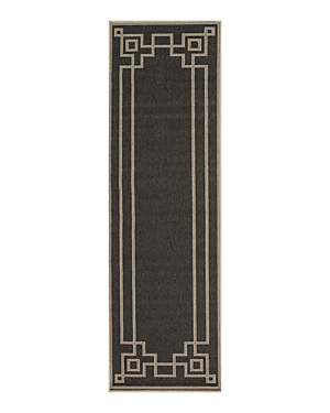 Surya Livabliss Alfresco Alf-f Runner Area Rug, 2'5 X 7'10 In Black
