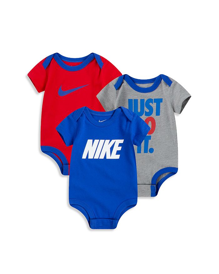 Nike Boys' Logo Bodysuits, Set of 3 - Baby | Bloomingdale's