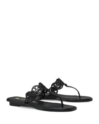 tory burch black thong sandals