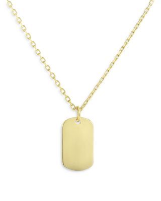 14k dog tag
