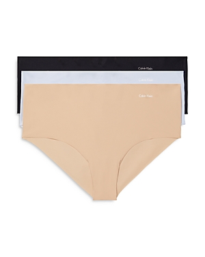 CALVIN KLEIN INVISIBLES HIPSTERS, SET OF 3,QD3559