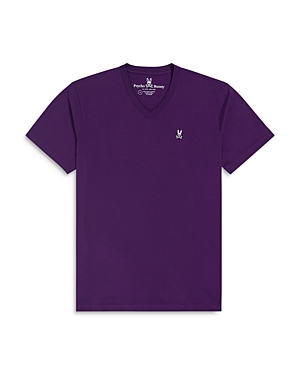 Psycho Bunny Classic Slim Fit Crewneck Tee In Varsity Purple