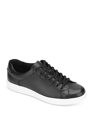 Kenneth Cole Men's Liam Stripe Rouche Lace Up Sneakers In Black