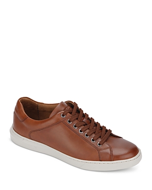 Kenneth Cole Men's Liam Stripe Rouche Lace Up Trainers In Cognac
