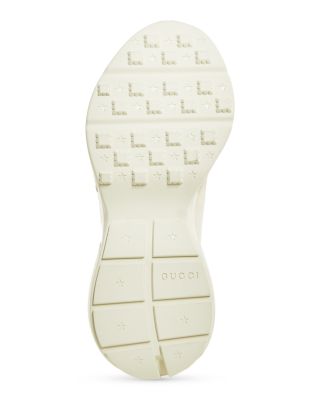 Men's Rhyton Vintage Stripe Low Top Leather Sneakers