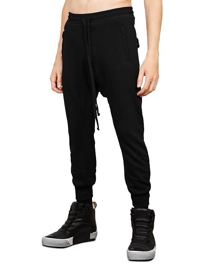 Thom Krom Slim-cut Drawstring Track Pants In Black