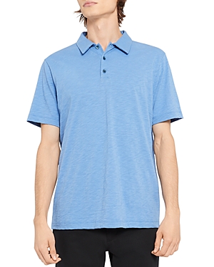Theory Cosmo Regular-fit Polo Shirt In Skyline