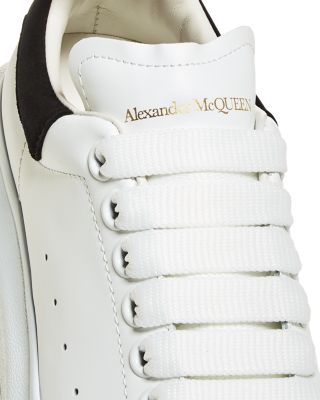 McQueen Women's Oversized Suede Heel Detail Sneakers
