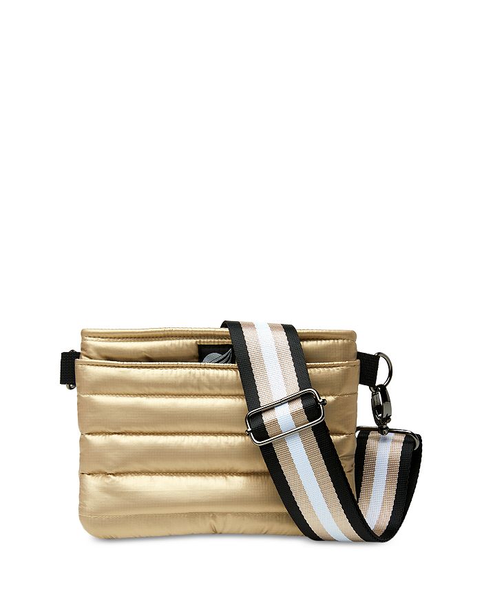 Think Royln Bum Bag/Crossbody Shiny Pearl Gold New with Tags (Sold