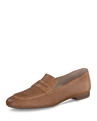 Paul Green - Women's Hudson Almond Toe Quilted Leather Loafers