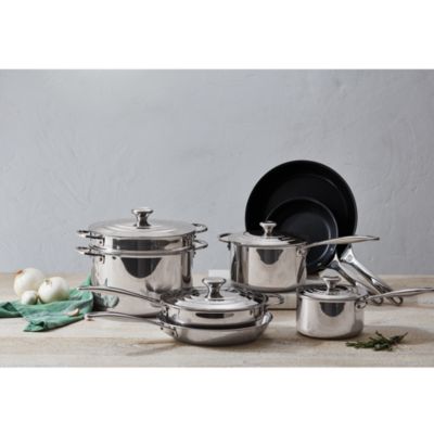 Signature Stainless Steel 12-Piece Cookware Set