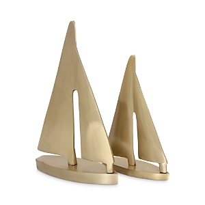 Renwil Ren-wil Fable Statue, Set Of 2 In Gold