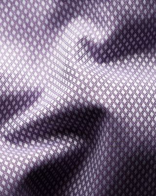 Slim Fit Textured Solid Shirt