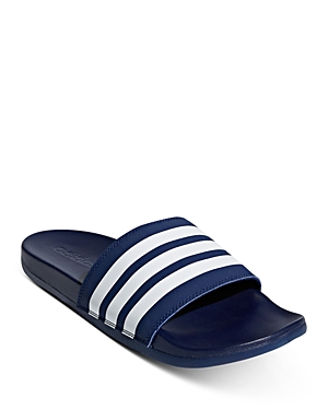 Adidas Originals Adidas Men's Essentials Adilette Comfort Slide Sandals In Dark Blue