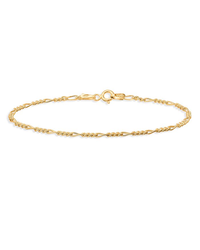 Shop Aqua Figaro Link Bracelet - 100% Exclusive In Gold
