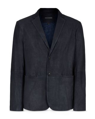 john varvatos suede blazer