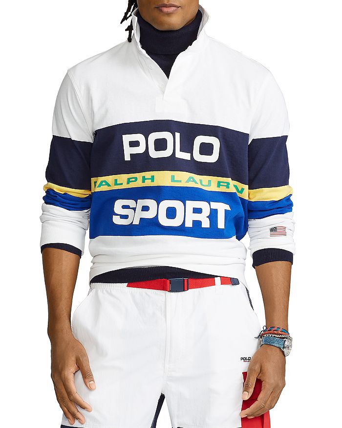 POLO RALPH LAUREN POLO SPORT CLASSIC FIT RUGBY SHIRT,710835561001