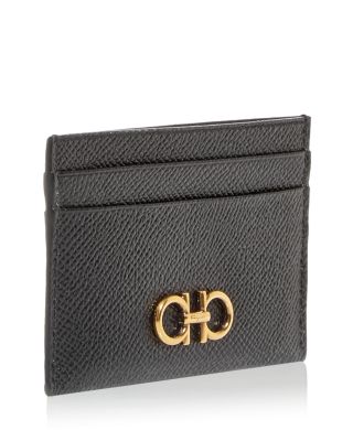 FERRAGAMO Salvatore Gancini Leather Card Case | Bloomingdale's