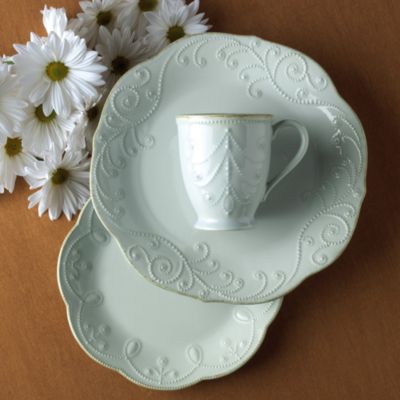 French Perle 4 Piece Place Setting