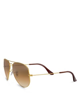  Original Brow-Bar Aviator Sunglasses, 58mm