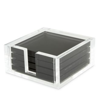 Tizo Design Lucite® Coasters, Set of 4