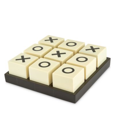 Tizo Design Resin & Bone Tic Tac Toe Set