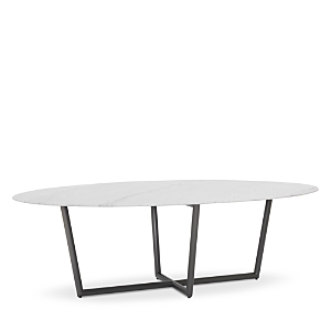 MITCHELL GOLD BOB WILLIAMS MODERN OVAL MARBLE DINING TABLE, 96 X 54 MODRNOVAL0125930