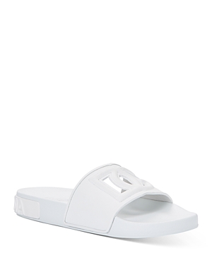 Dolce & Gabbana Women's Monogram Beachwear Slide Sandals
