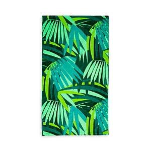 Sky Cotton Tropical Leaf Beach Towel - 100% Exclusive In Green Ash