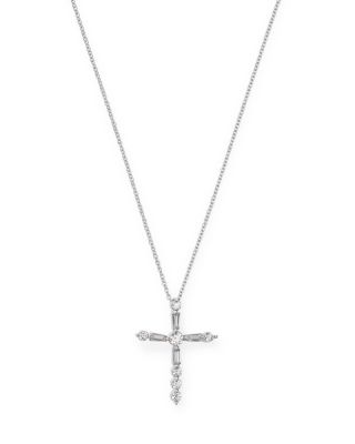 White Gold Cross - Bloomingdale's