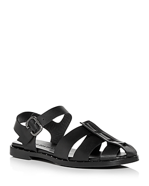 Freda Salvador Women's Sera Fisherman Sandals In Black Calf