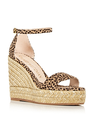 Stuart Weitzman Women's Floria Wedge Platform Espadrille Sandals - 100% Exclusive In Classic Cheetah