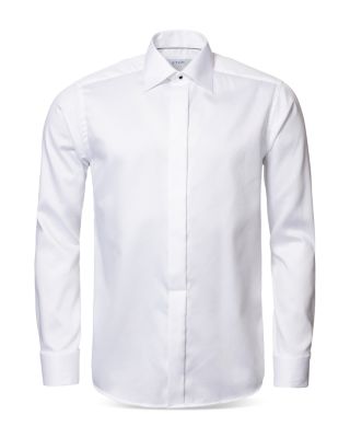 Slim Fit Diamond Weave Tuxedo Shirt