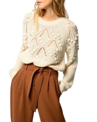 popcorn stitch sweater