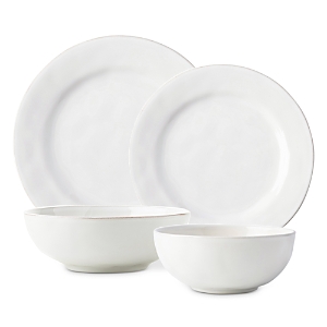 Shop Juliska Puro 4 Piece Dinnerware Place Setting In White Wash