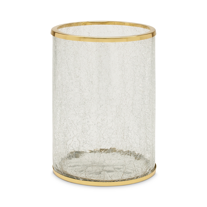 Pigeon & Poodle Pomaria Wastebasket In Gold