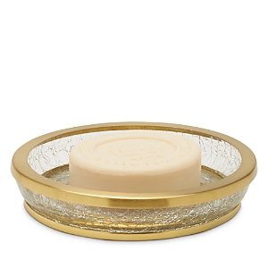 Pigeon & Poodle Pomaria Soap Dish In Gold