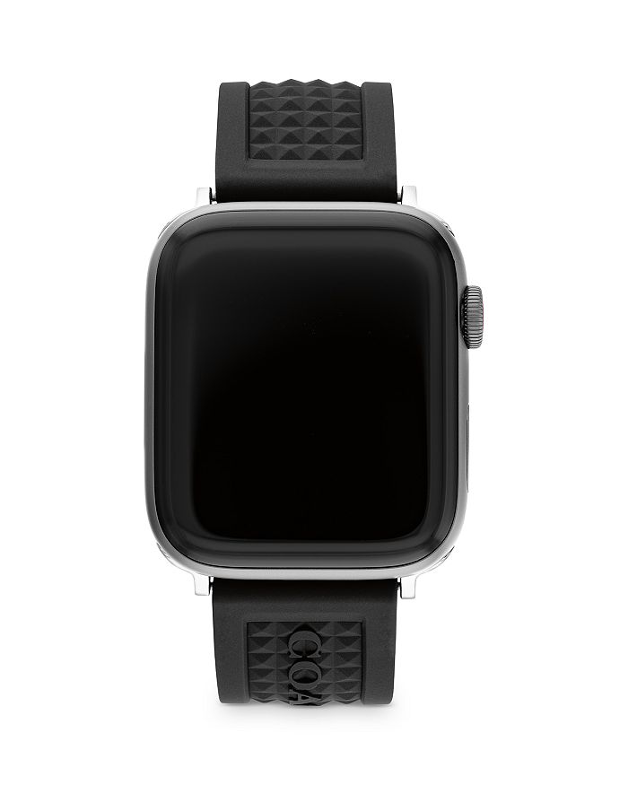 COACH Apple Watch© Signature Silicone Strap, 42mm & 44mm Bloomingdale's