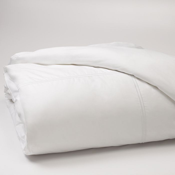 Hudson Park Collection Hudson Park Italian Percale Twin Duvet Cover - 100% Exclusive In White