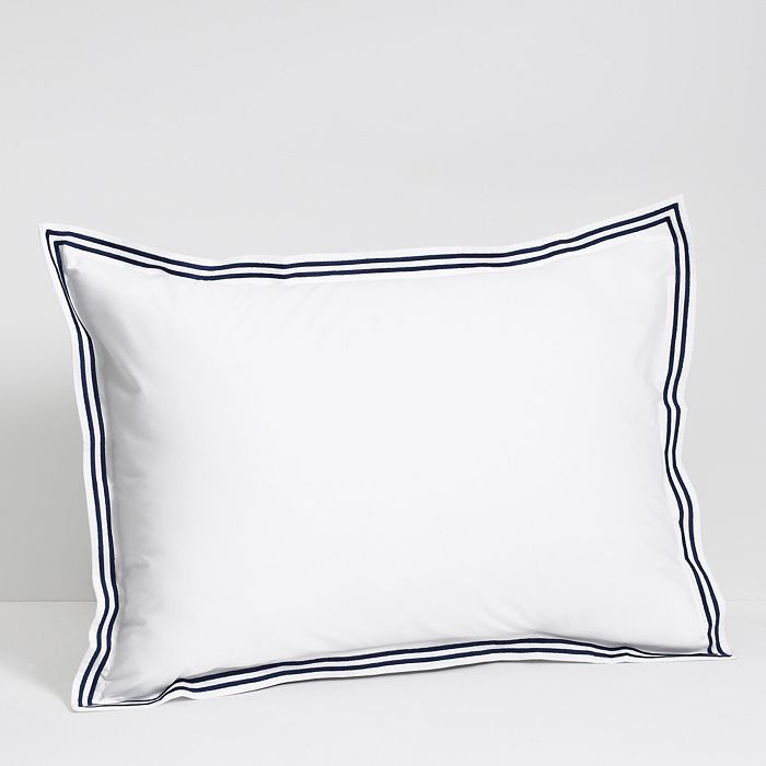 Hudson Park Collection Hudson Park Italian Percale King Sham - 100% Exclusive In Marine Navy